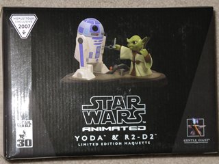 Star Wars Gentle Giant Yoda & R2-D2 Maquette
