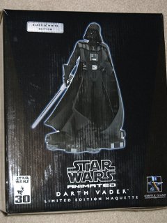 Star Wars Gentle Giant Black & White B&W Darth Vader Maquette