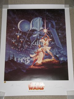 Hildebrandt Brothers Lost Star Wars Lithograph