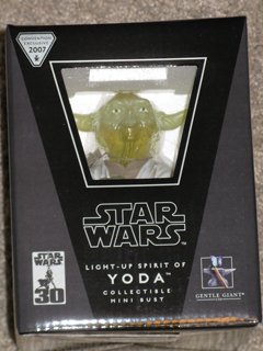 Star Wars Light Up Spirit of Yoda Bust Gentle Giant