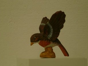 Brown Bird Figurine