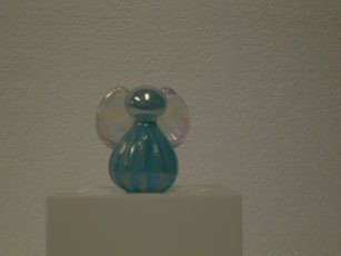 Teal Glass Angel