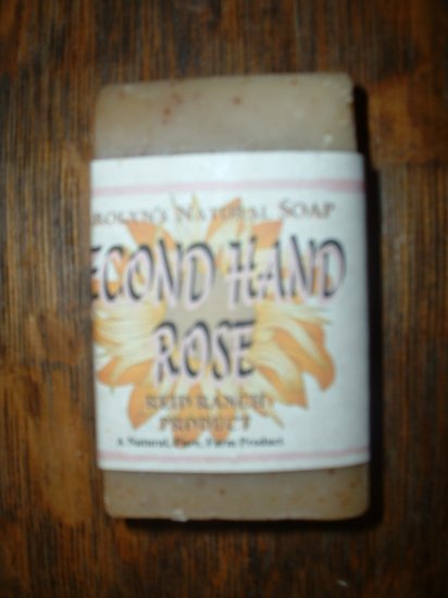 Carolyn's Natural Goat Milk Soap - Second Hand Rose 6 oz. bar