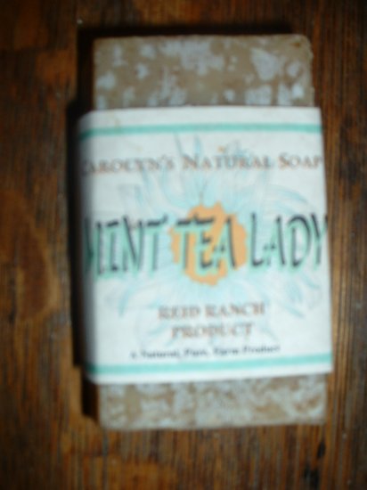 Carolyn's Natural Goat Milk Soap - Mint Tea Lady 6 oz. bar