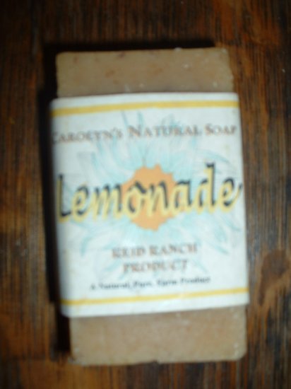 Handmade natural Goat Milk Soap - Lemonade 6 oz. bar