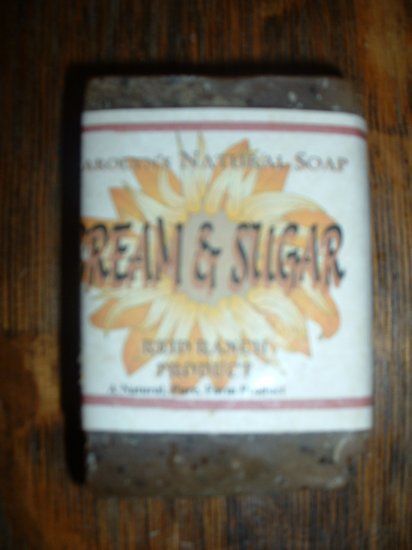 Handmade Natural Goat Milk Soap - Cream & Sugar 6 oz. bar