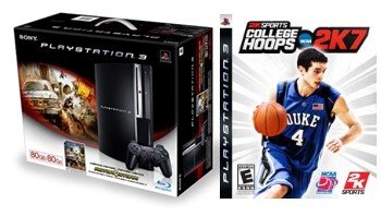 Sony PlayStation 80 GB Action Bundle with Motorstorm and NCAA 2k7