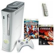 Xbox 360 Premium Console w/ HDMI Media Bundle - 2 Games and Media Remote