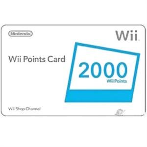Wii Points Card