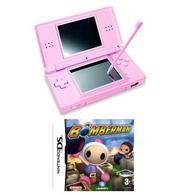 Nintendo DS Lite (Coral Pink) Bundle with Bomberman for DS