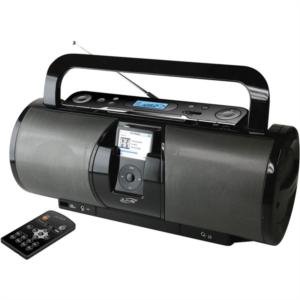 iLive Portable 2.1-Channel Music System with iPod Dock - Black