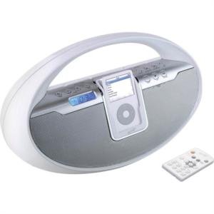 iLive Portable iPod Docking System - White