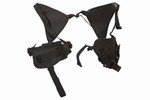 Black Shoulder Holster - Holds 2 Guns