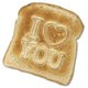I Love You Toast Stamper
