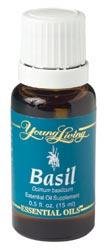 Young Living Essential Oil Basil 15 Ml Free Shipping