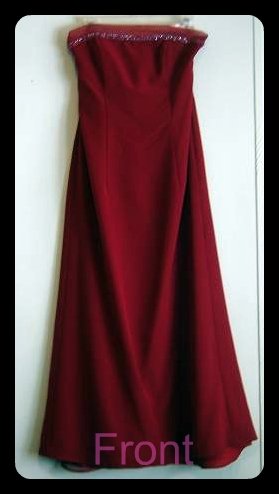 David's Bridal Strapless Prom/Bridesmaid/Formal Dress