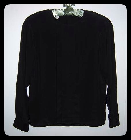 Christian Dior Black Blouse Size 8