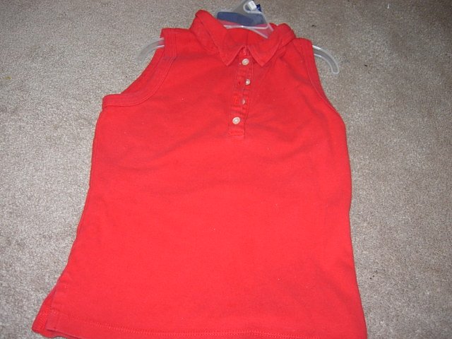 Ladies/Juniors AEROPOSTALE Sleeveless Red Shirt S 4 6