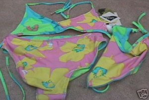 Girls SPEEDO Reversible Floral Print Bikini 14 NEW NWT Item number: 250207939517