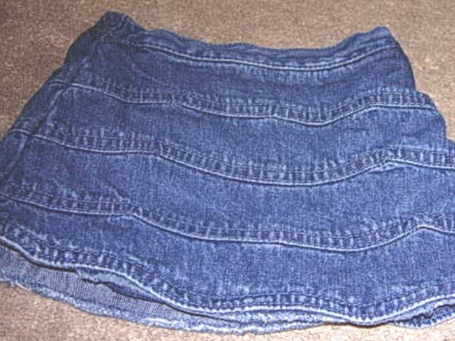 Girls CHILDREN's PLACE Tiered Denim Skort 6/9mo