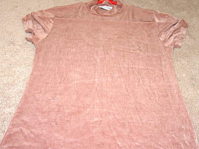 Ladies WESTERN CONNECTION Brown Stretch Top M 8 10