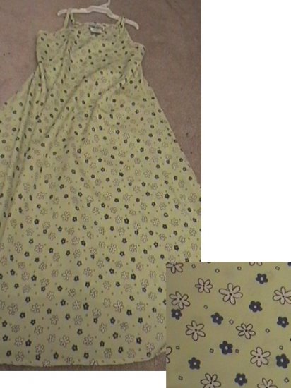 Girls CALIFORNIA CONCEPTS Green Floral Dress 8 NEW