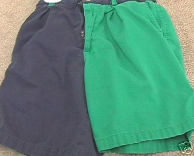 Boys Boutique KITESTRINGS Navy/Green Shorts 6