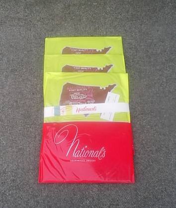 3 Pairs Vintage National Nylon Stockings Hosiery Size B New