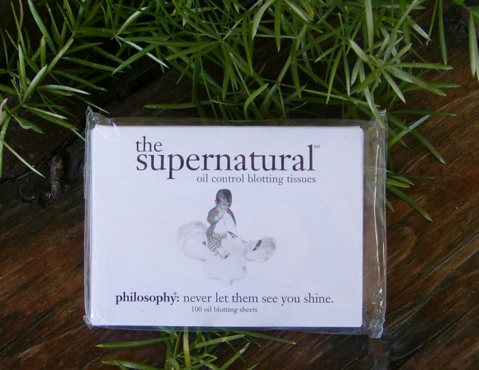 Philosophy The Supernatural Oil Control Blotting Tissue Papers 200 Count $20 Retail FREE SHIPPING