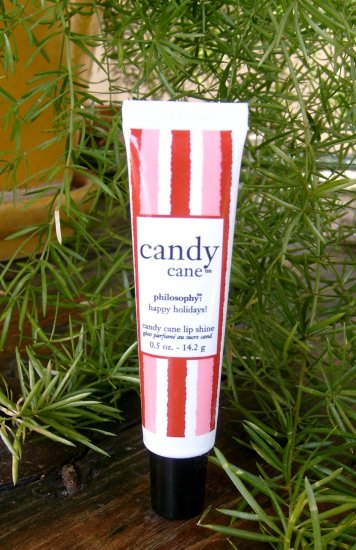 Philosophy Peppermint Candy Cane Lip Shine Balm Gloss Full Size FREE SHIPPING