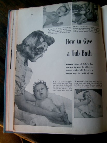 1946 Vintage Better Homes And Gardens Baby Book Boy Blue