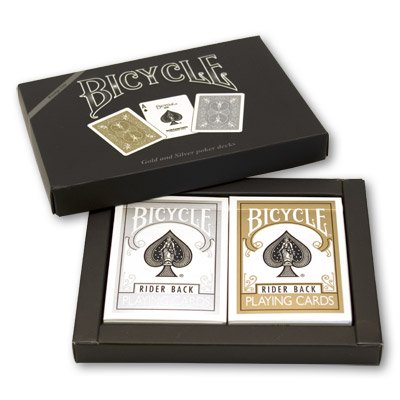 Bicycle Gold and Silver Back Playing Card Set