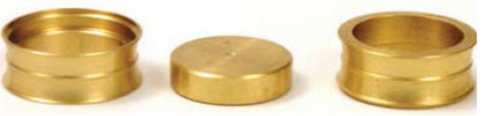 Magical Coin Squeeze Trick (by Magic Makers Inc.) (Brass)