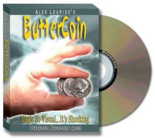 Butter Coin w/DVD (by Alex Lourido)