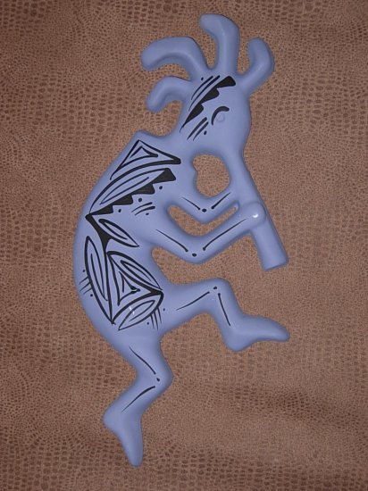 Navajo Painted Pottery Kokopelli Wall Decoration