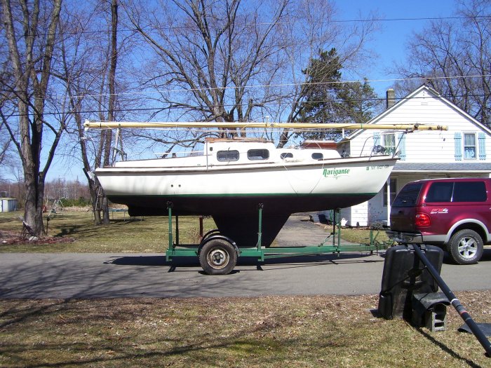 23' Sailboat and Trailer