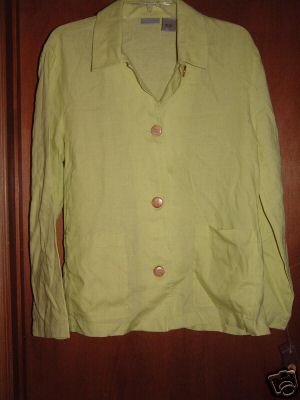 NWT's Speigel Washable Linen Shirt Jacket sz S
