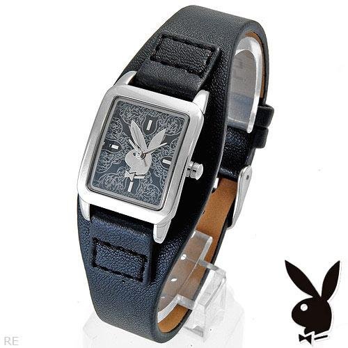 Playboy Watch Leather Band NIB