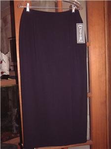 NWT's TanJay Extensible Stretch Navy Skirt sz 8