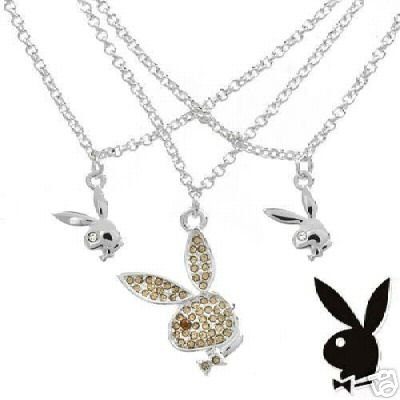 Playboy CZ Necklace NEW MSRP $169
