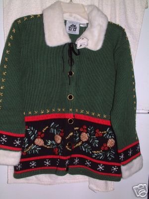 NWT's StoryBook Knits Mistletoe Sweater sz M