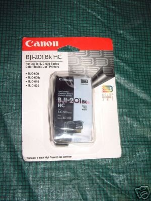 Genuine Canon BJI-201 Black Ink Cartridge BJC600 Series