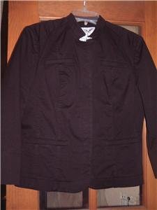 NWT's David Brooks Black Shorty Jacket sz S/P $99.00