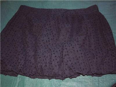 NWT's Luella Black Crunch Skirt sz 15 $29.99