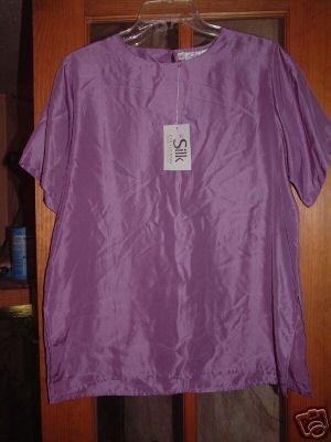 NWT's Silk Collections Short Sleeve top sz 8