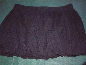 NWT's Luella Black Crunch Skirt sz 9 $29.99