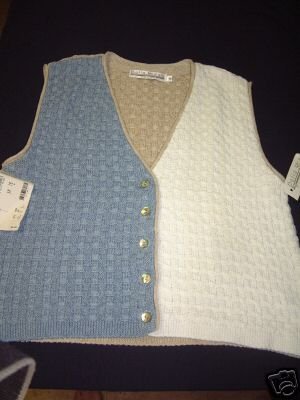 NWT's Delia McKain Sweater Vest sz M $39.00