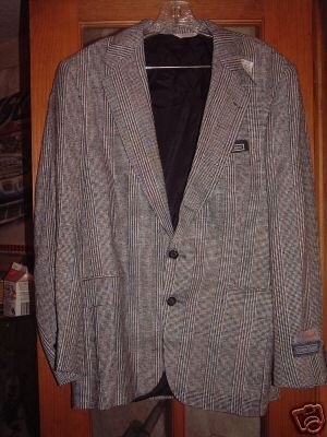 NWT's Kenneth Roberts Silk Jacket sz 42R $165.00
