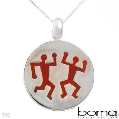 BOMA Chalcedony 925 Sterling Silver Necklace NEW