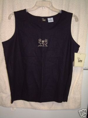 NWT's Ms Lee Linen Blend Tank sz M